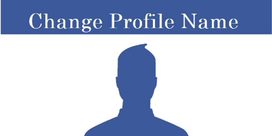 Profile name. You change your name