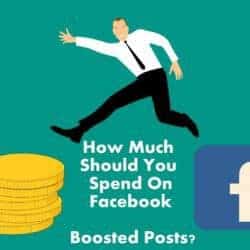 facebook boost post cost