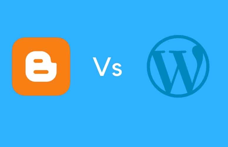 blogger vs wordpress