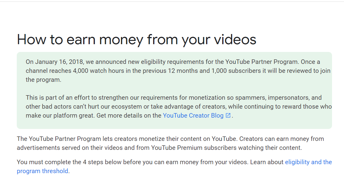 how to monetize YouTube channel