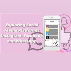 Exploring Social Media: Instagram, Facebook and WhatsApp