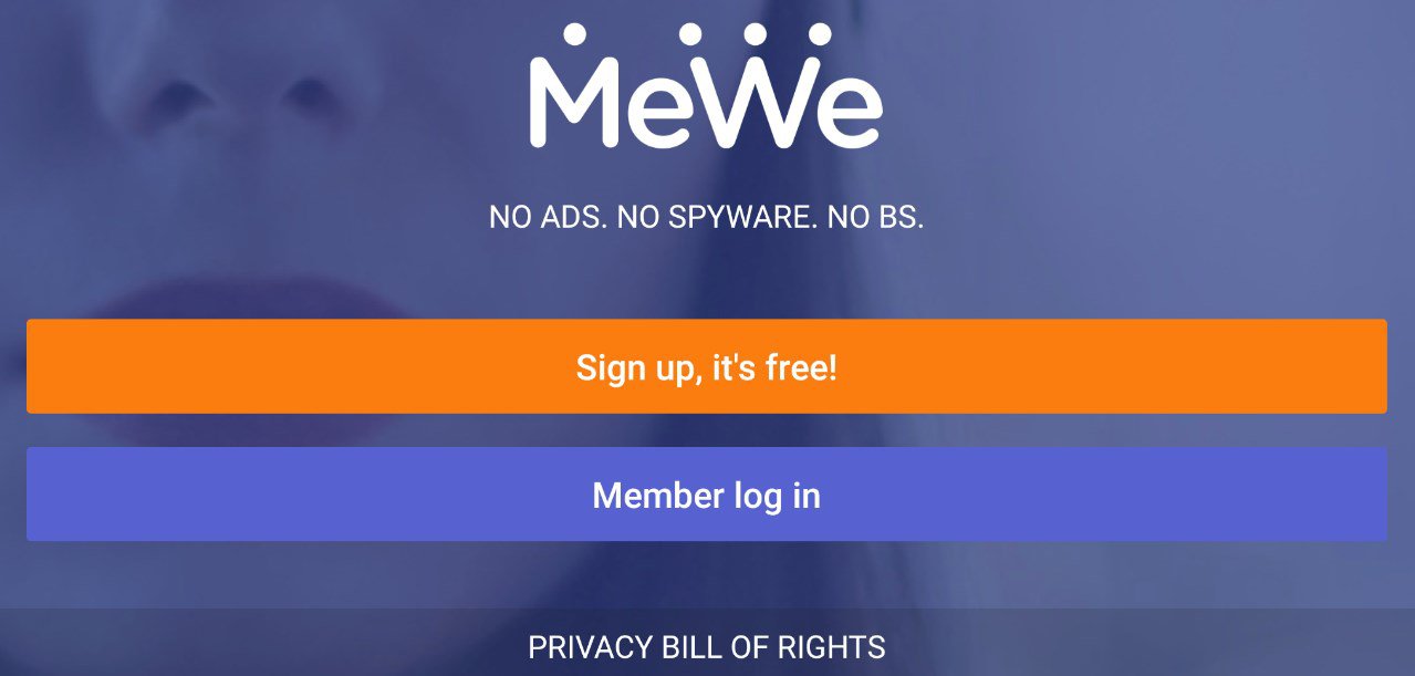 What is MeWe and how do you sign up for it?