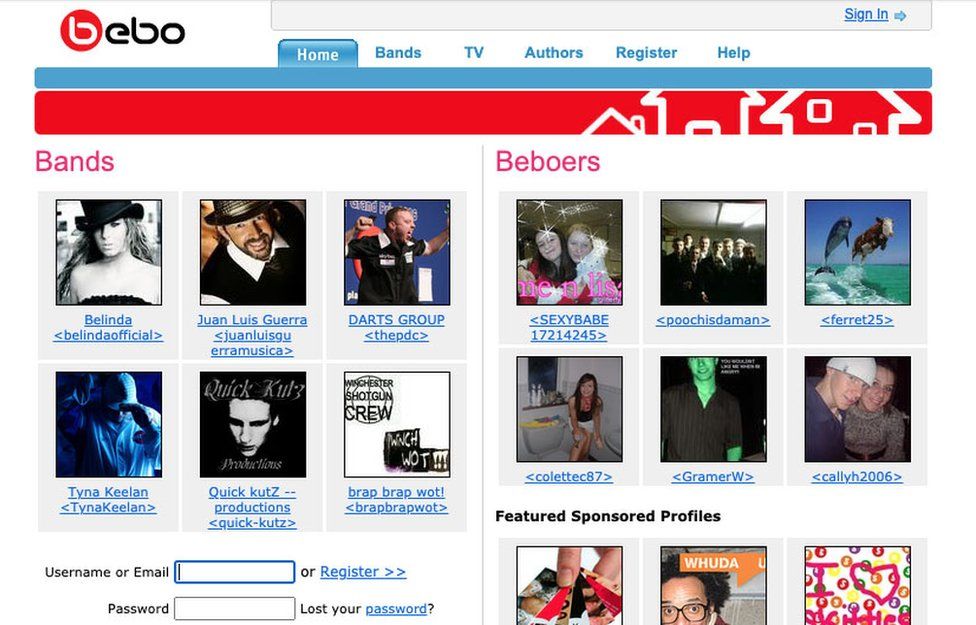 bebo social media